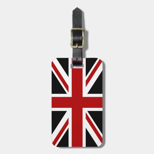 Engeland - Black Red White Bagagelabel (Voorkant verticaal)