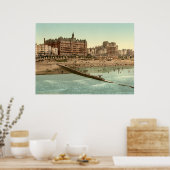  Engeland, Brighton Beach Seaside Poster (Keuken)
