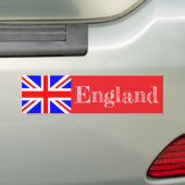 Engeland bumper sticker (Op auto)