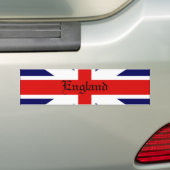engeland bumpersticker (Op auto)