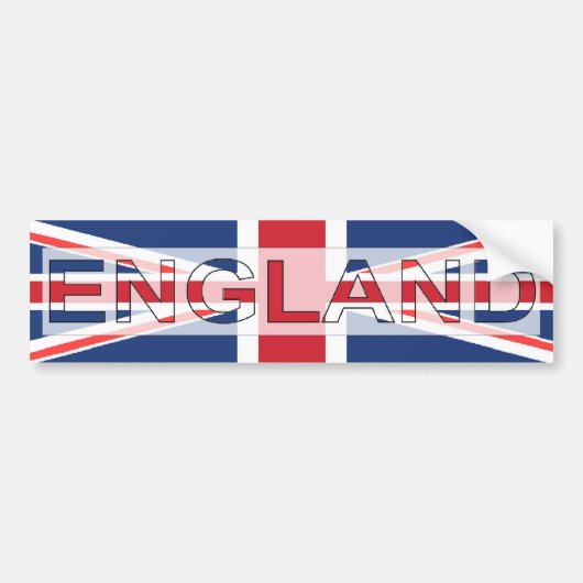 Engeland Bumpersticker (Voorkant)