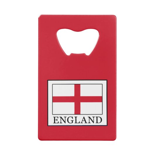 Engeland Creditkaart Flessenopener (Voorkant)