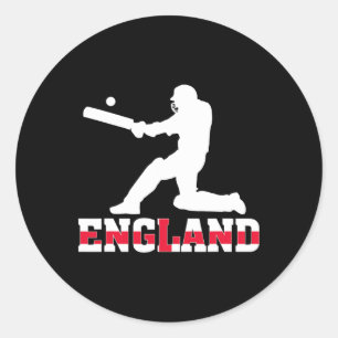 Engeland Cricket Fan Jersey 2025 Britse Cricket Ronde Sticker