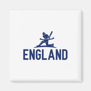 Engeland Cricket Fan. Mannen  Magneet