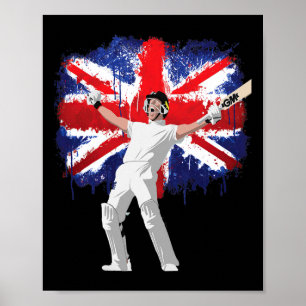 Engeland Cricket Jersey Nationale Fans Engelse Cri Poster