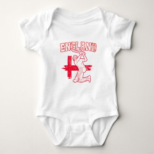Engeland Cricket Speler Romper (Voorkant)