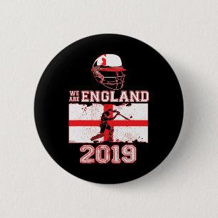 Engeland Cricket Team Supporters We Are England Gi Ronde Button 5,7 Cm