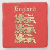 Engeland - De koninklijke wapens Stenen Onderzetter (Voorkant)