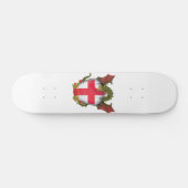 Engeland Draak en Engelse Vlag schild Skateboard (Horizontaal)