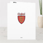 Engeland Drie het Houten Schild van Leeuwen Kaart (Achterkant)