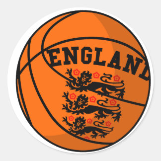 Engeland drie leeuwen basketbal Sticker