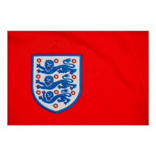 Engeland Drie Leeuwen Shirt Badge Perfect Poster