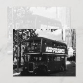 Engeland Dubbeldecker bus Briefkaart (Voorkant / Achterkant)