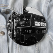 Engeland Dubbeldecker bus Ronde Button 6,0 Cm (In situ)