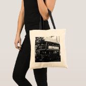 Engeland Dubbeldecker bus Tote Bag (Voorkant (product))