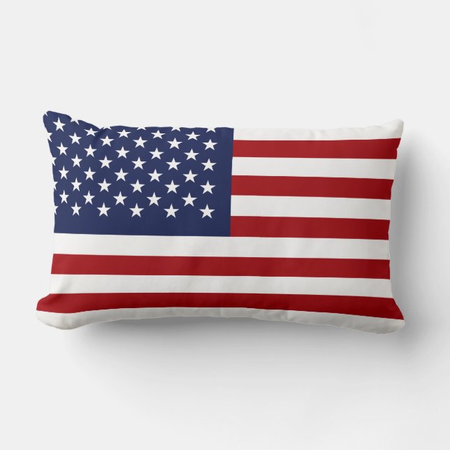 Engeland en Amerikaanse vlag Kussen (Voorkant)