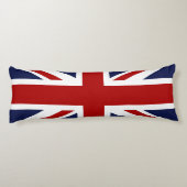 Engeland en Amerikaanse vlag Lichaamskussen (Achterkant)