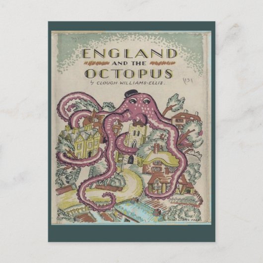 Engeland en de Octopus Briefkaart (Voorkant)