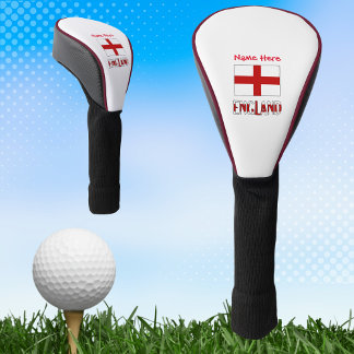 Engeland en Engelse vlag Red Personalisatie Golfheadcover