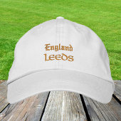 Engeland en LEEDS mode Verenigd Koninkrijk/Engelse Geborduurde Pet
