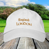 Engeland en LONDON mode Verenigd Koninkrijk/Engels Geborduurde Pet