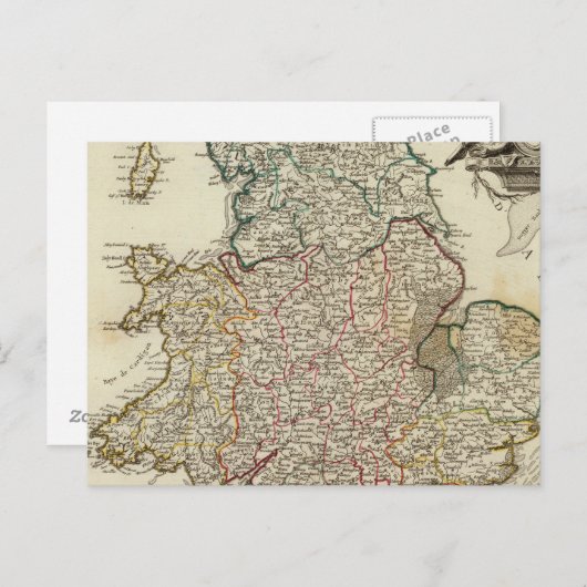 Engeland en Wales 2 Briefkaart (Voorkant / Achterkant)