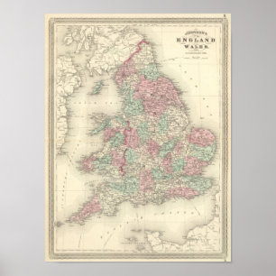Engeland en Wales 5 Poster