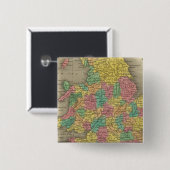 Engeland en Wales Vierkante Button 5,1 Cm (Voorkant /achterkant)