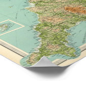 Engeland en Wales, zuidwestelijke sector Scilly Is Poster (Hoek)