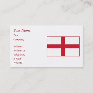 Engeland - Engelse nationale vlag Visitekaartje