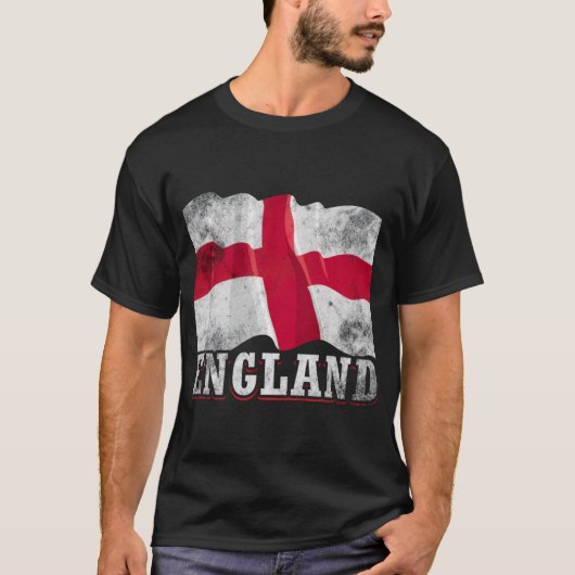 Engeland Engelse Vlag T-shirt (Voorkant)