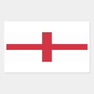 Engeland/Engelse vlag - Verenigd Koninkrijk Rechthoekige Sticker