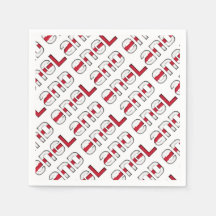 Engeland Engelstalig Typografiepatroon