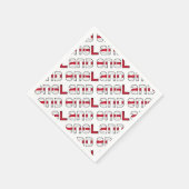 Engeland Engelstalig Typografiepatroon Servet (Hoek)