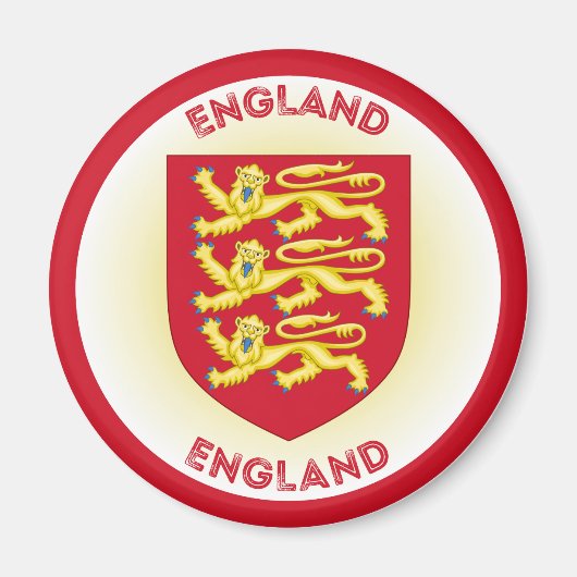 Engeland Erfgoed Embleem Magneet (Voorkant)