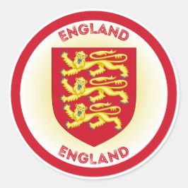 Engeland Erfgoed Embleem Ronde Sticker