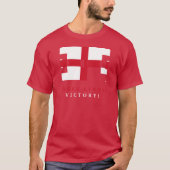 ENGELAND FLAG FOOTBALL GAME FRONT - THREE LIONS! T-SHIRT (Voorkant)
