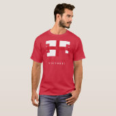 ENGELAND FLAG FOOTBALL GAME FRONT - THREE LIONS! T-SHIRT (Voorkant volledig)