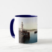  Engeland Folkestone Harbor 1890's Mok (Voorkant links)