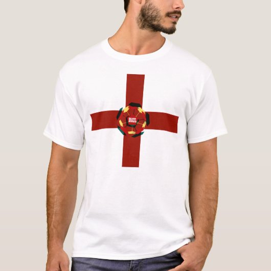 Engeland football Brazilië shirt (Voorkant)