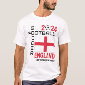 ENGELAND Football Custom Name 2024 ELK JAAR T-shirt (Voorkant)