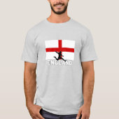 Engeland Football Voetbal Nationaal Team T-shirt (Voorkant)