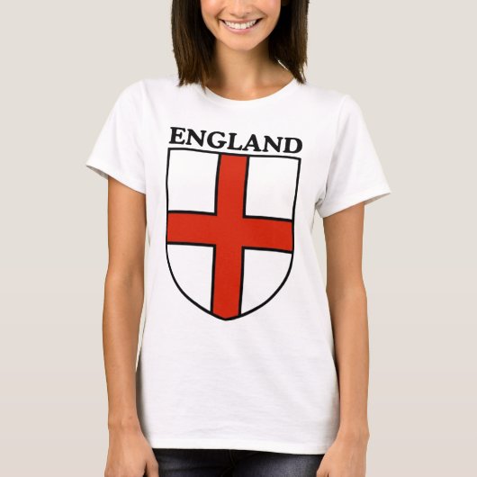 Engeland Gepersonaliseerd, Naam/Nummer T-shirt (Voorkant)