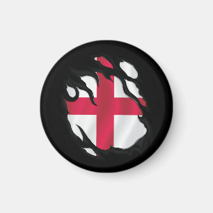 Engeland Gescheurde Vlag Magneet