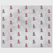 Engeland - Groot-Brittannië - vlag op de Britse ka Cadeaupapier (Vlak)