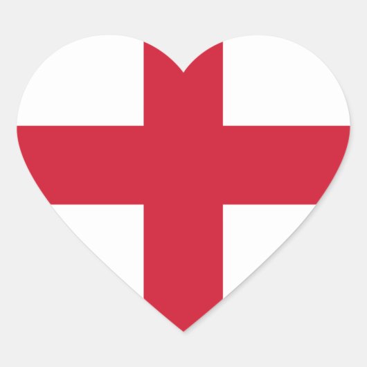 engeland hart sticker (Voorkant)