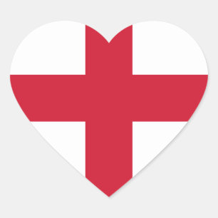 engeland hart sticker