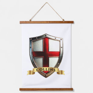 Engeland Heritage Shield voor Collins Hangend Wandkleed