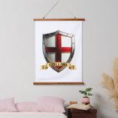 Engeland Heritage Shield voor Collins Hangend Wandkleed (Slaapkamer)