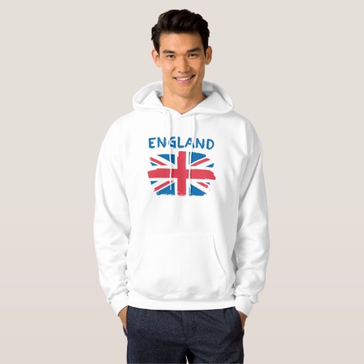 Engeland Hoodie (Voorkant volledig)